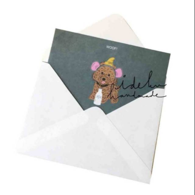 

Ideku Handmade Anabul Blank Card - idekuhandmade