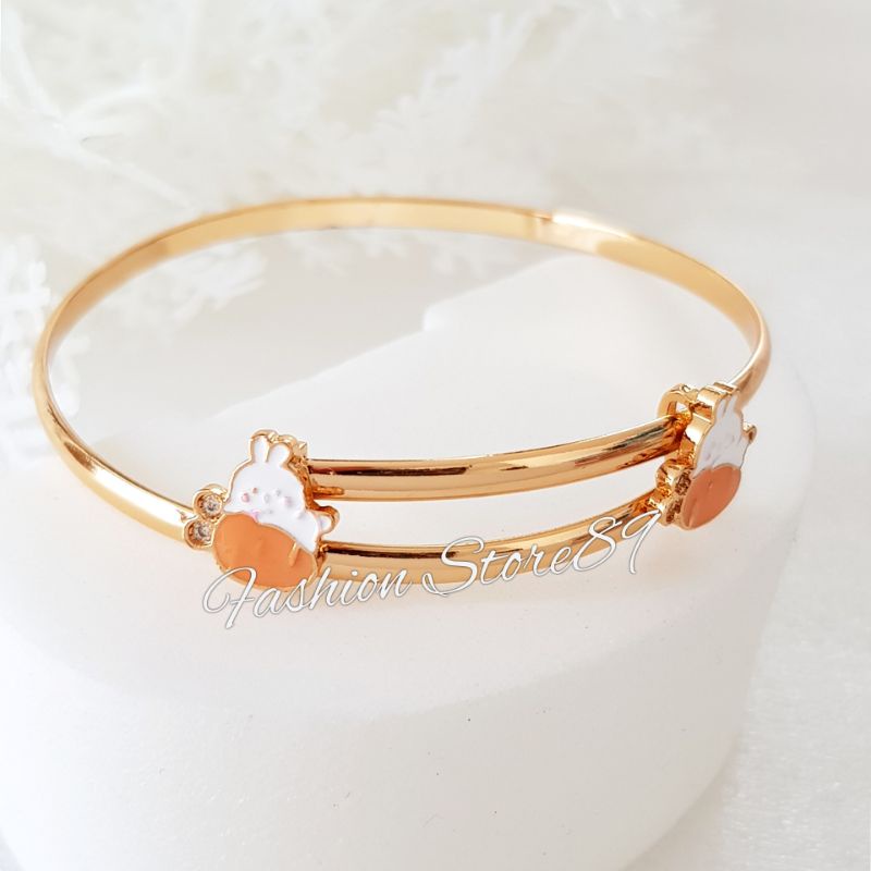 Gelang Bangle Anak  Free Size  impor Perhiasan lapis emas 18K xuping Murah berkualitas