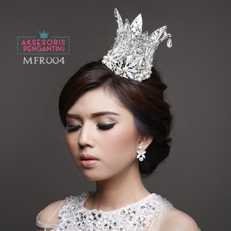 [READY STOCK] AKSESORIS PENGANTIN CROWN ROYAL WEDDING HEADPIECE PREMIUM MFR004