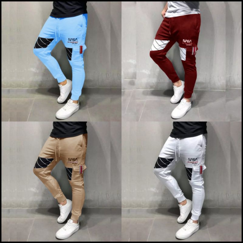 JOGGER PANTS NASA CELANA JOGER PANJANG PRIA DISTRO FASHION COWOK KEREN