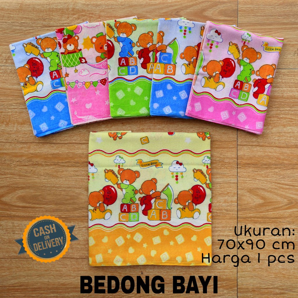 Bedong bayi kain selimut bayi / alas tidur bayi / sarung bayi / kain bayi / alas ompol