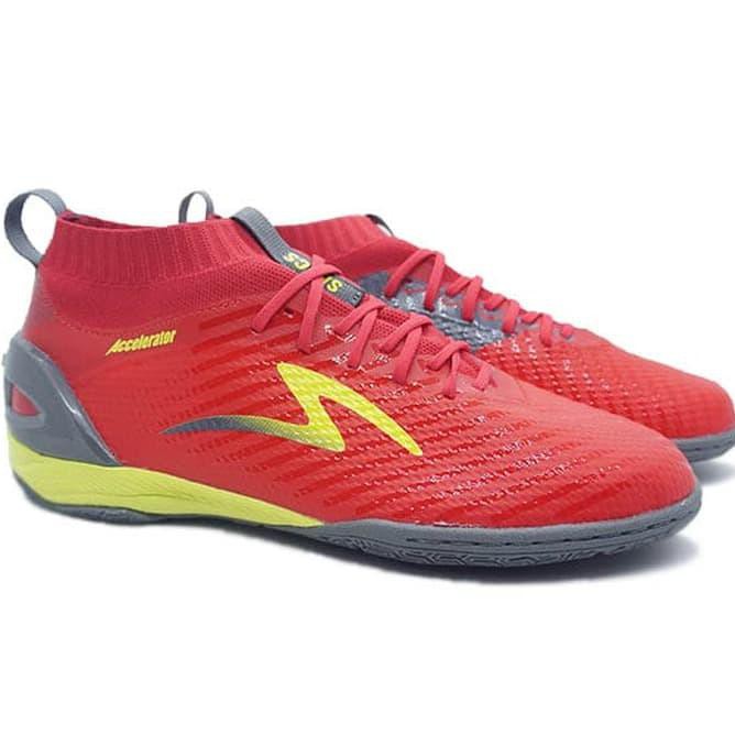 Paling Dicari Sepatu Futsal Specs Accelerator Infinity In - Emperor Red Dark Granite - Merah Paling