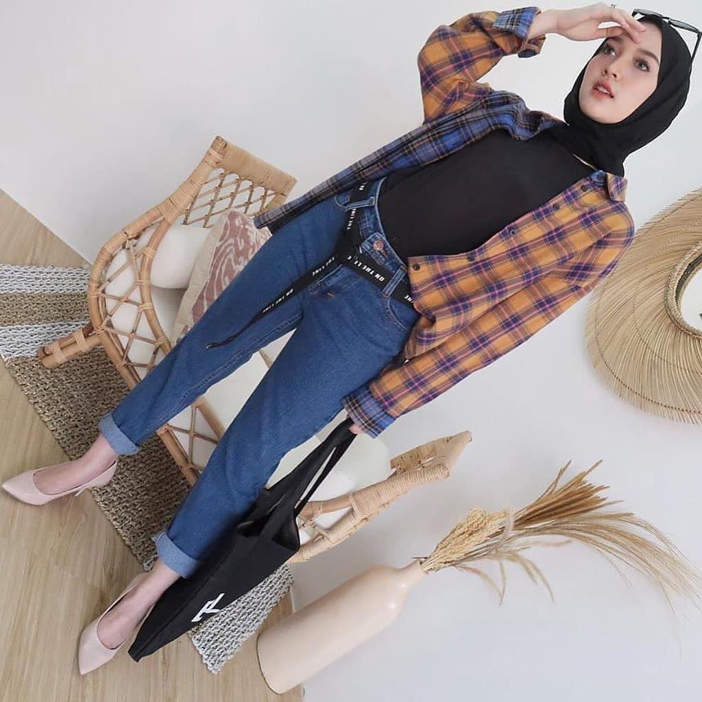 [ B.O.M1 ] BIG SALE  Baggy Jeans Boyfriend Celana Jeans Wanita