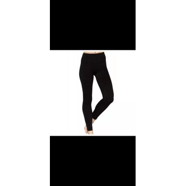 Legging Polos Hitam Wanita