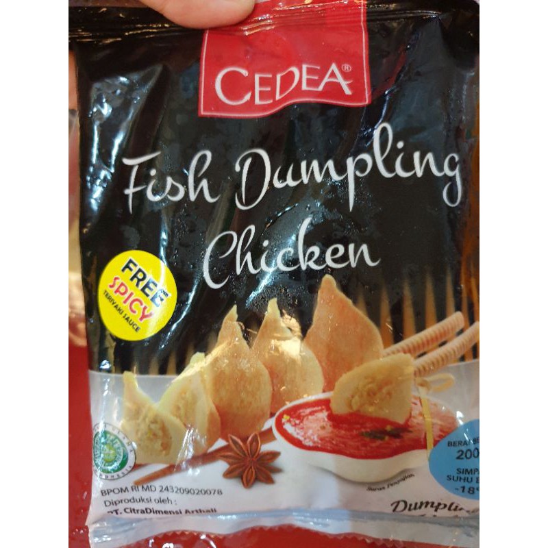 

Fish dumpling chicken cedea bakso isi ayam