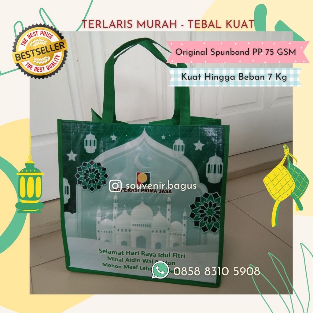 Tas Bidan Partus Souvenir Lebaran Haji Umroh Custom Parcel Ramadan Tas Idul fitri tas hantaran puasa ramadhan jumbo besar muat zakat fitrah