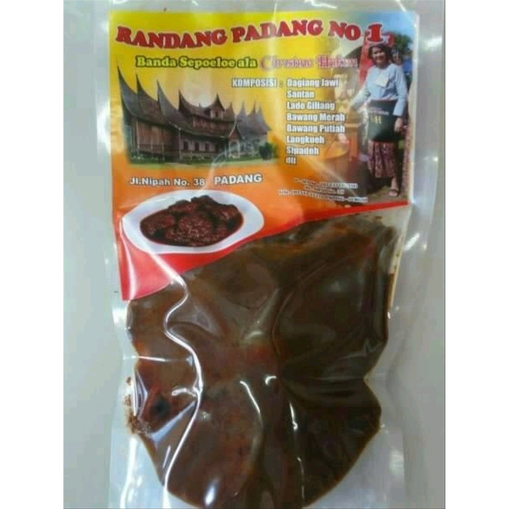

Rendang Sapi Basah Padang Christine hakim 500 gr setengah kg Bagus