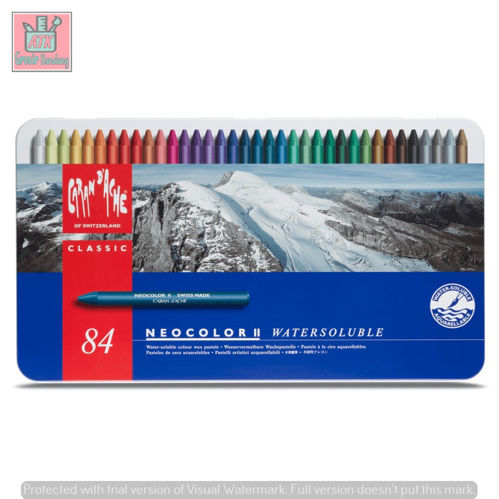 

Crayon Carandache NeoColor II 84 Warna Water Soluble - SHAGB