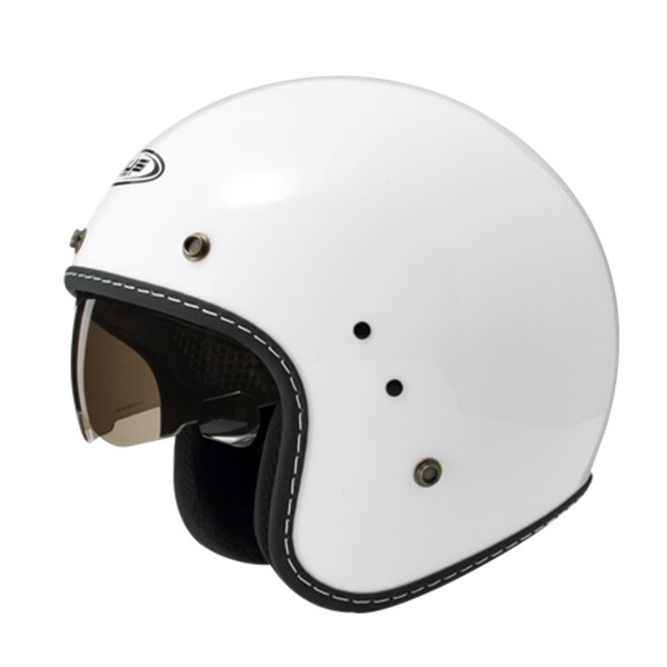 Zeus 380FA Helm Half Face Zeus Retro Classic VIntage ZS380 FA Solid