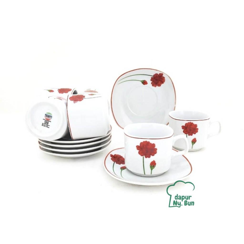 Cangkir Set Keramik Motif BUNGA Cangkir Teh Cangkir Cangkir Set Keramik Motif BUNGA Cangkir Teh Cangkir