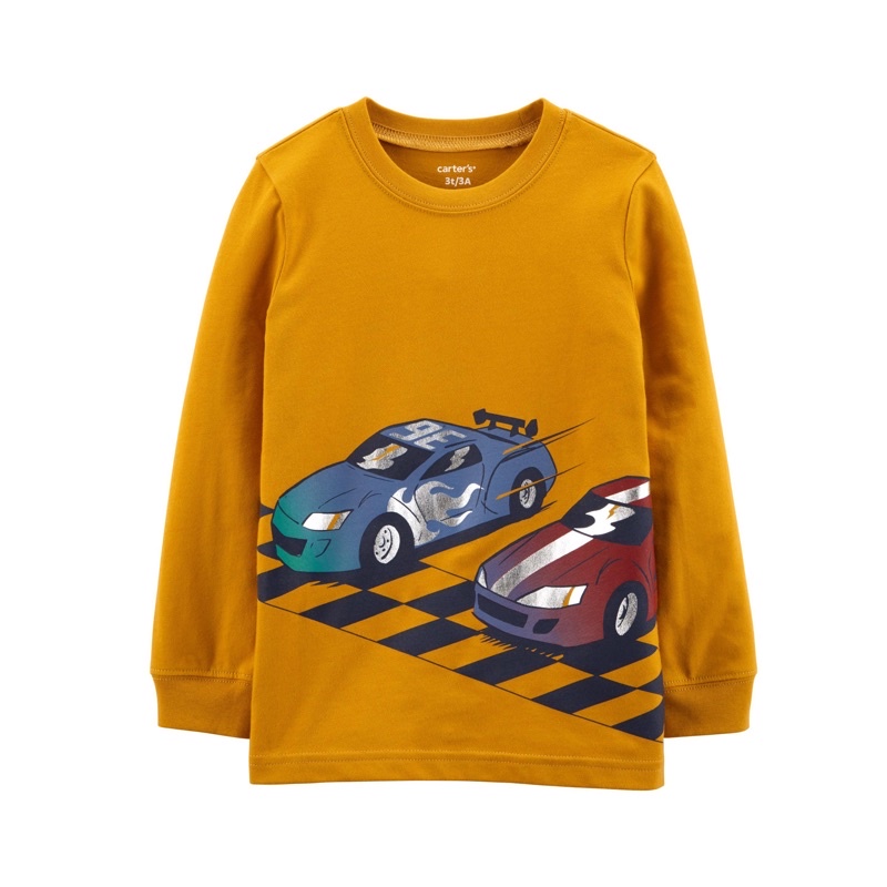 kaos anak bayi laki laki / baby boys carters-Car yellow
