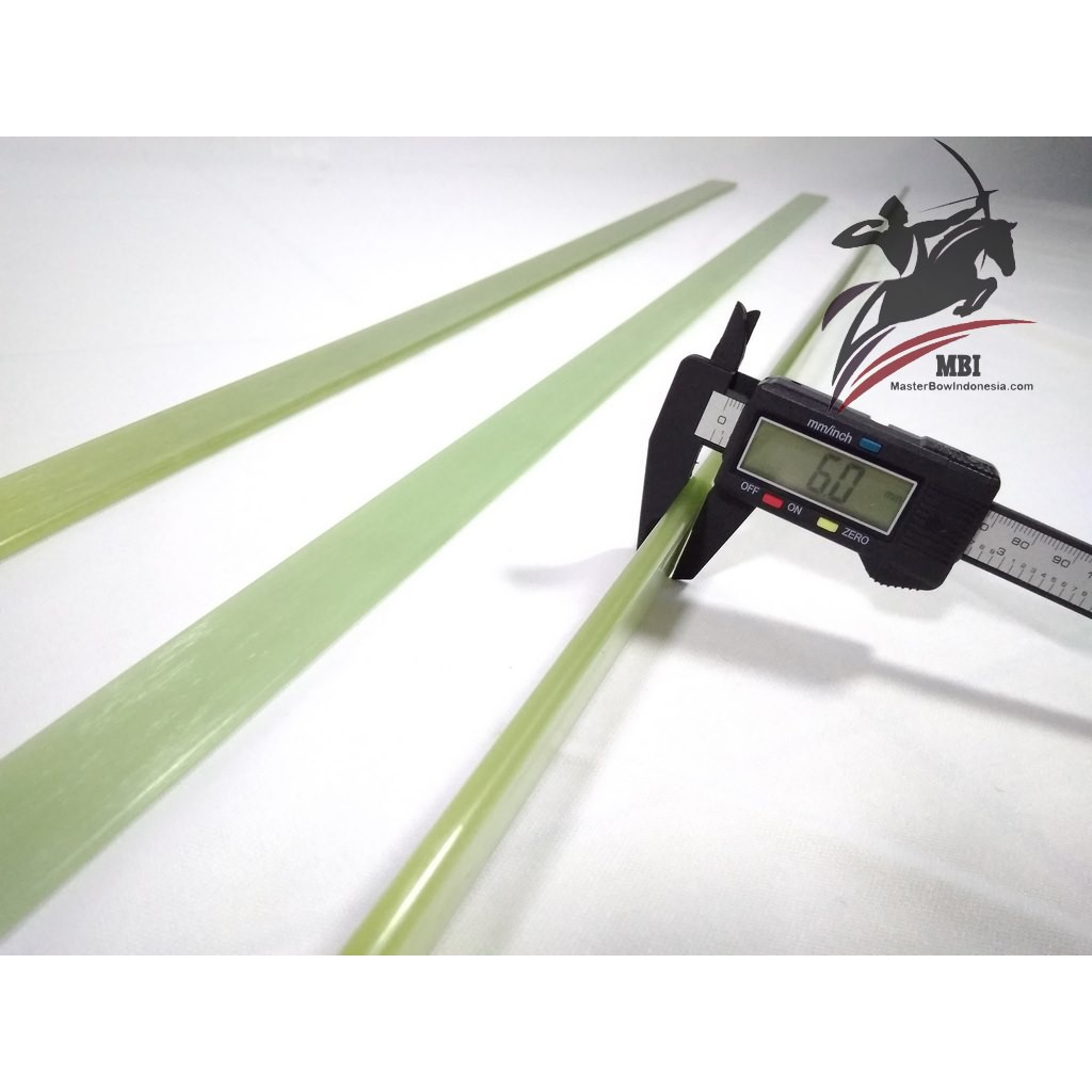 Fiber EFG Bar 6mm - Epoxy Fiber Glass - Untuk Material Strip Horsebow