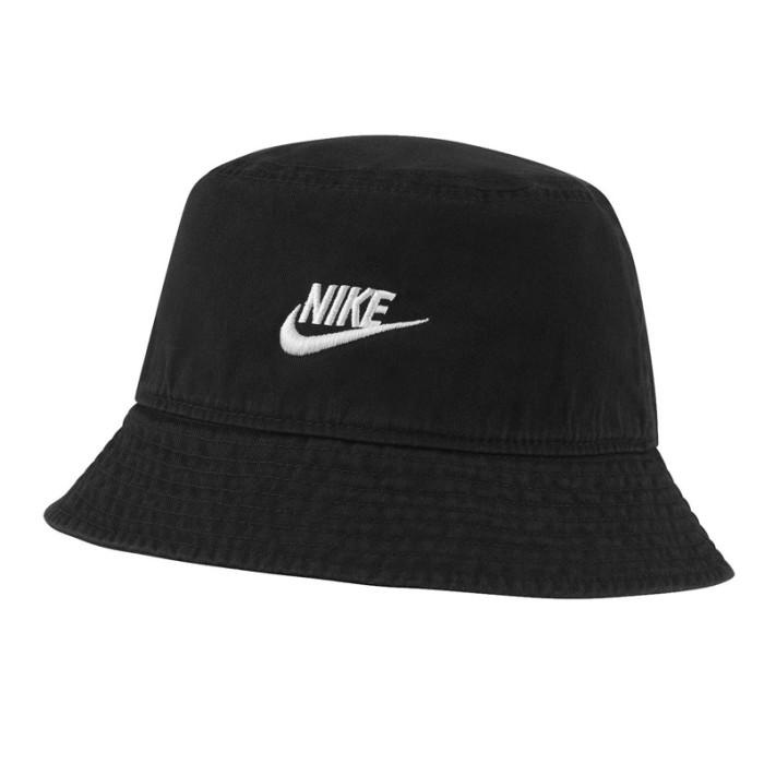 Bucket Hat Topi Nike Bucket Futura Wash Black Unisex Original