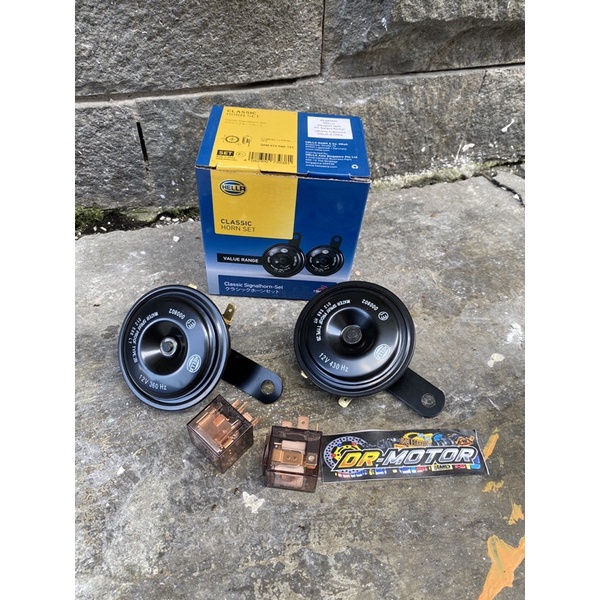 Klakson hella bel hella doubel disk klakson motor 12volt