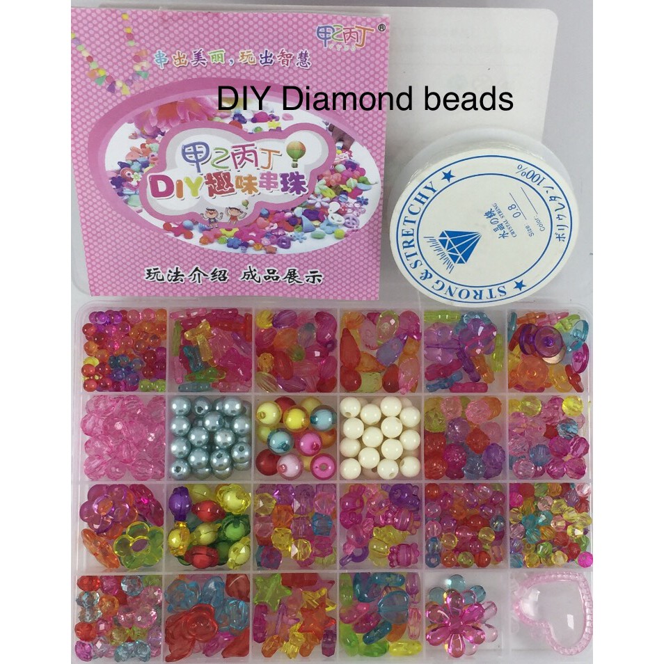  DIY  Beads Mainan  Meronce Manik Shopee Indonesia