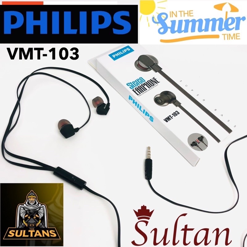 GROSIR HANDSFREE PHILIPS VMT 103 BEST MODEL EARPHONE