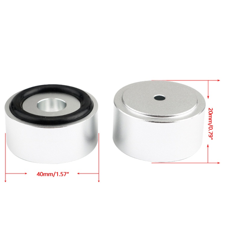 Bt 4pcs/set Kaki Penyerap Goncangan Hifi Tripod Kaki Anti Selip Penyerap Goncangan