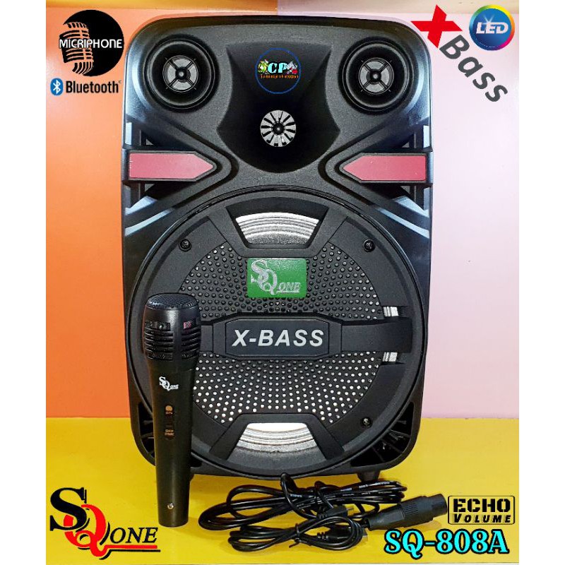 Speaker Portable Bluetooth SQone SQ-808A