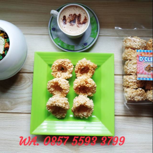 

Rengginang cumi terasi manis lorjuk matang extra crunchy