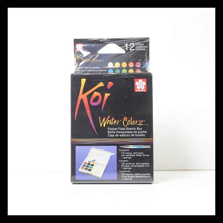 

Sakura Koi Water Color Pocket 12 With Brush Terjamin