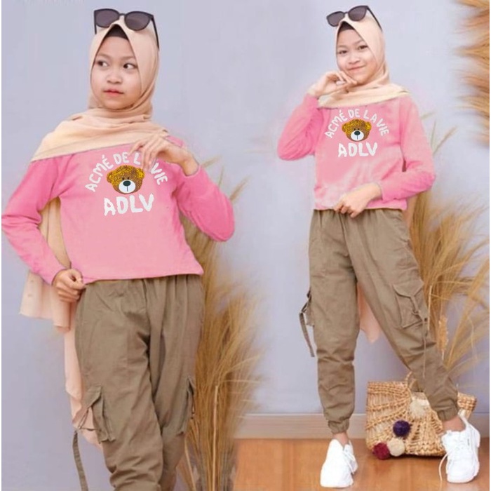 baju anak perempuan modis| setelan anak peremuan casual babyterry usia umur  9 10 11 12 13 tahun