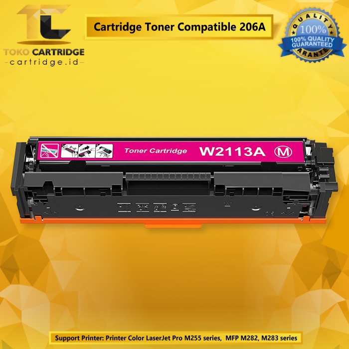Cartridge Toner Compatible 206A W2110A W2111A W2112A W2113A M255 M282