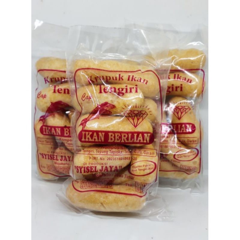 

krupuk ikan tenggiri cap *ikan Berlian* berat 50 gr x 3 pcs Rp 3.000,. {Anda Belanja Anda Beramal}