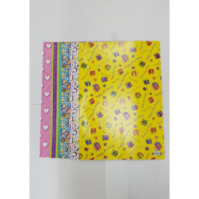

KERTAS KADO KIKY MOTIF FANCY ATAU BATIK PER 50 LEMBAR UKURAN 62x48cm
