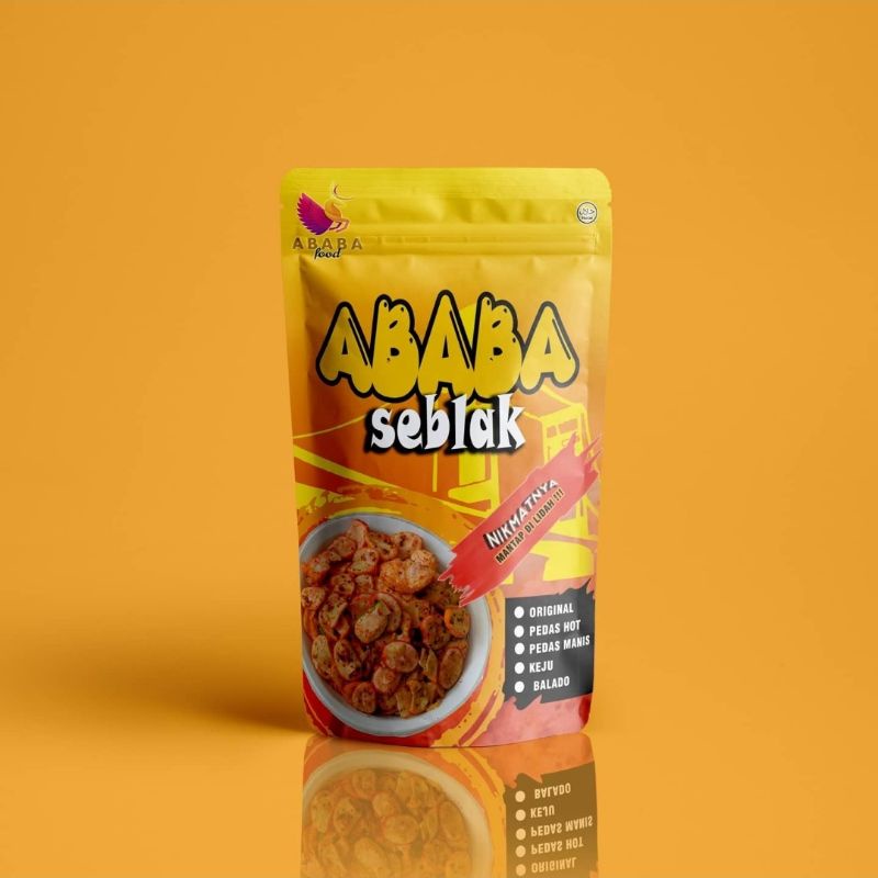 

ababa seblak 150gr, cemilan seblak enak pedas nikmat
