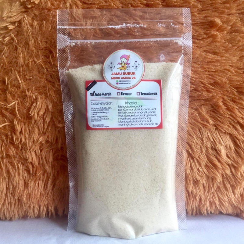 

Jamu Jahe Merah Bubuk 200gr