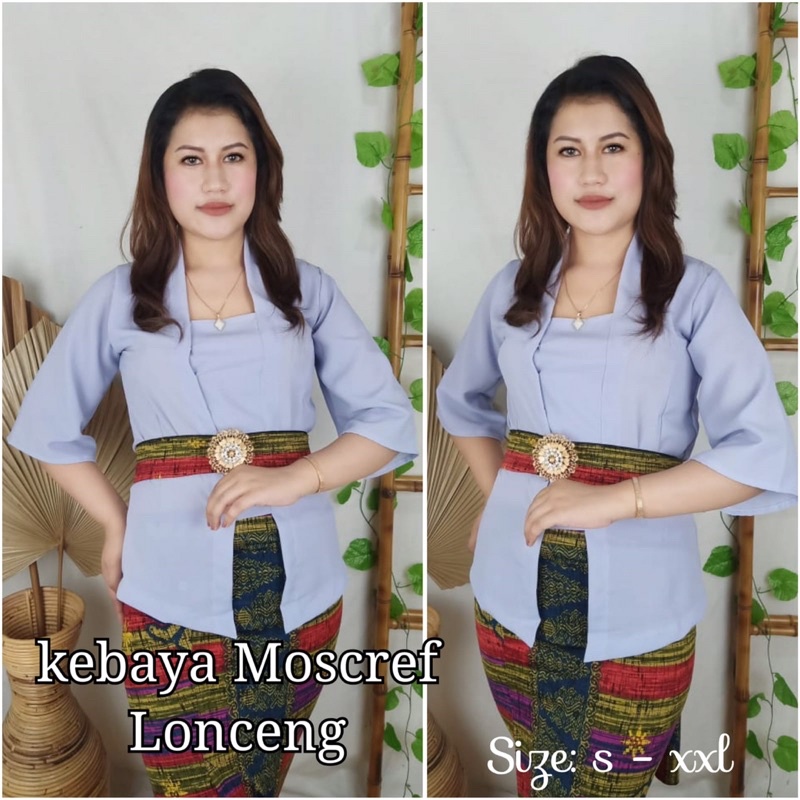 KEBAYA BALI MOSCREF LONCENG | KEBAYA BALI (kebaya saja)