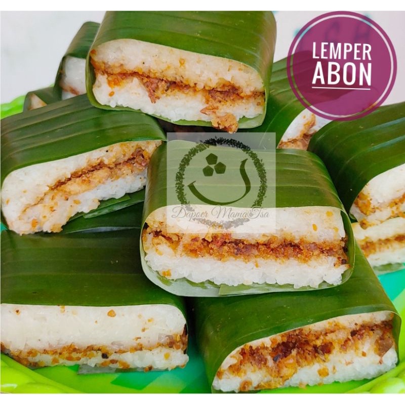 

Lemper ayam dan abon