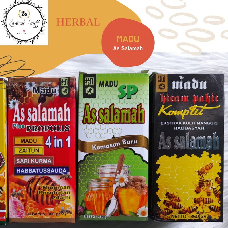 

Madu Assalamah Plus Propolis 4 in 1