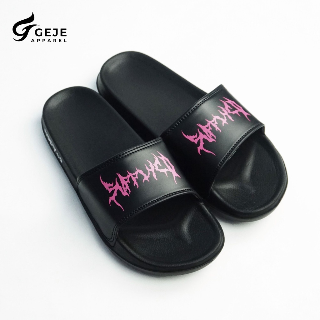 [SDL0008-10] Sandal slop / Sandal Slide / sendal slide slippers  Footwear original Supply.Co-4