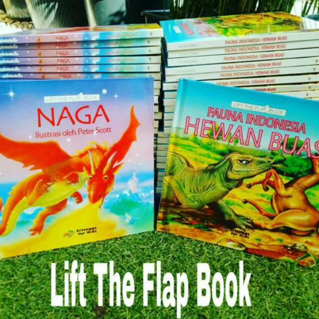 Buku lift the flap erlangga for kids