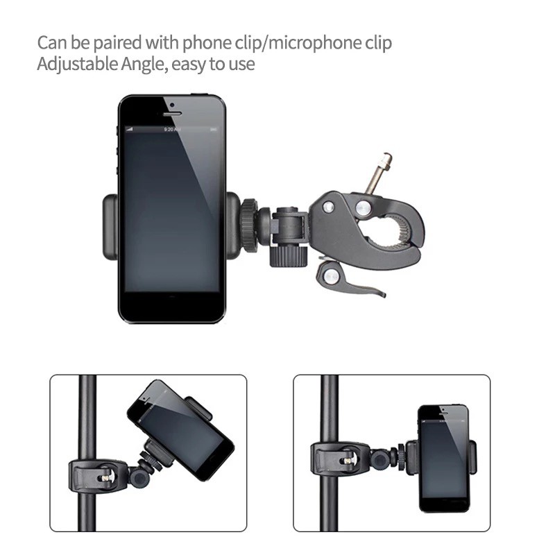 Tripod Bracket Phone Camera Fixing Clip Multi Function