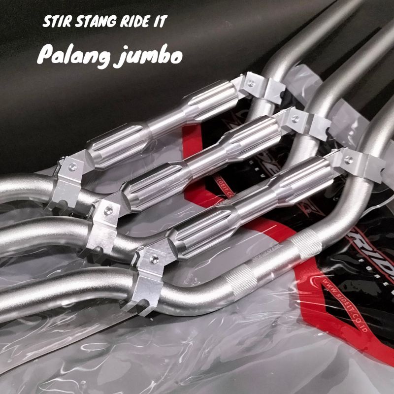 STIR STANG RIDE IT TIPE LOW 5 MM RIDE IT SILVER  CB NINJA TIGER VIXION MP KING