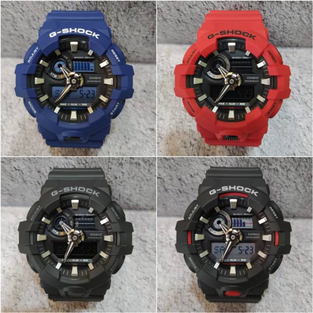 Jam Casio G-shock GA-700 Pria Original Garansi Resmi Mesin 2 Tahun