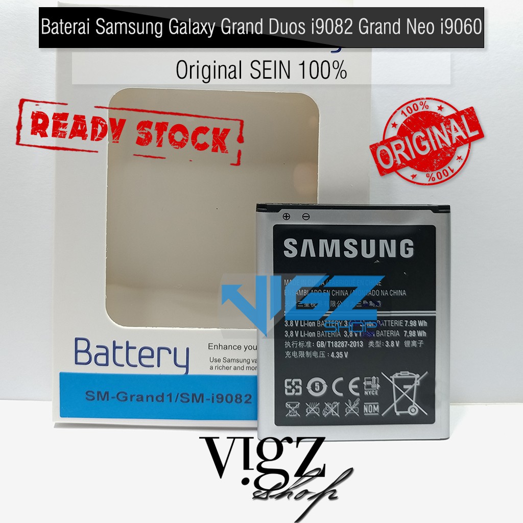 Baterai Samsung Galaxy Grand Duos i9082 Grand Neo i9060 Original SEIN 100%