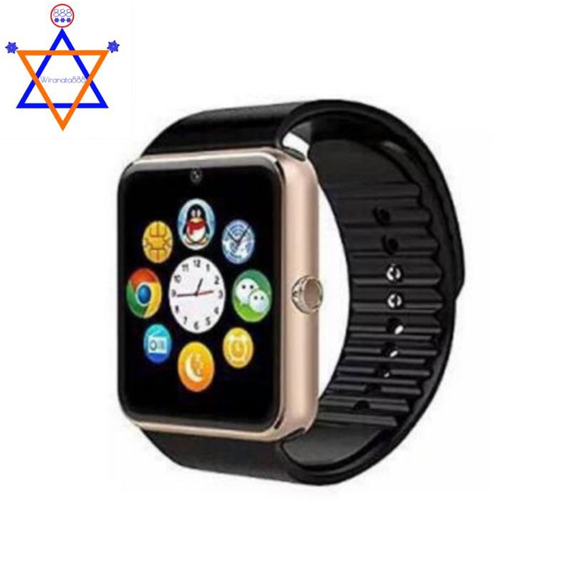 SMARTWATCH GT08 JAM TANGAN ANDROID - GOLD