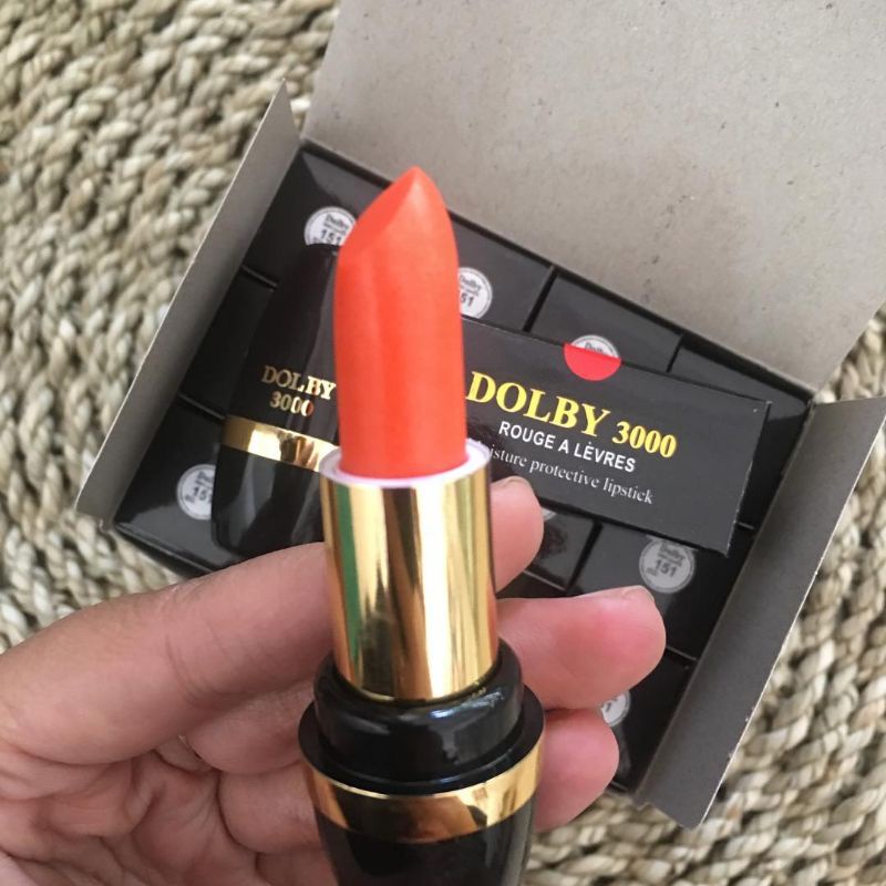 Lipstik Dolby 3000 Warna Orange No. 151 Lipstik Liptick Putar Model Bulat Unik Harga Satuan Ecer Mer
