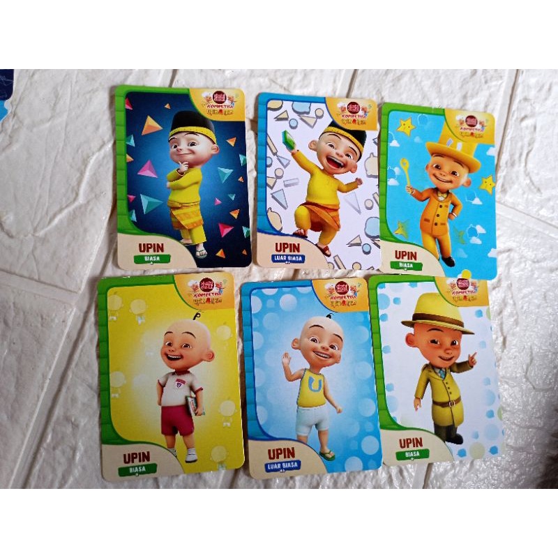 Kartu Choki-choki Upin Ipin AR Scan Min 5 pcs bisa Mix