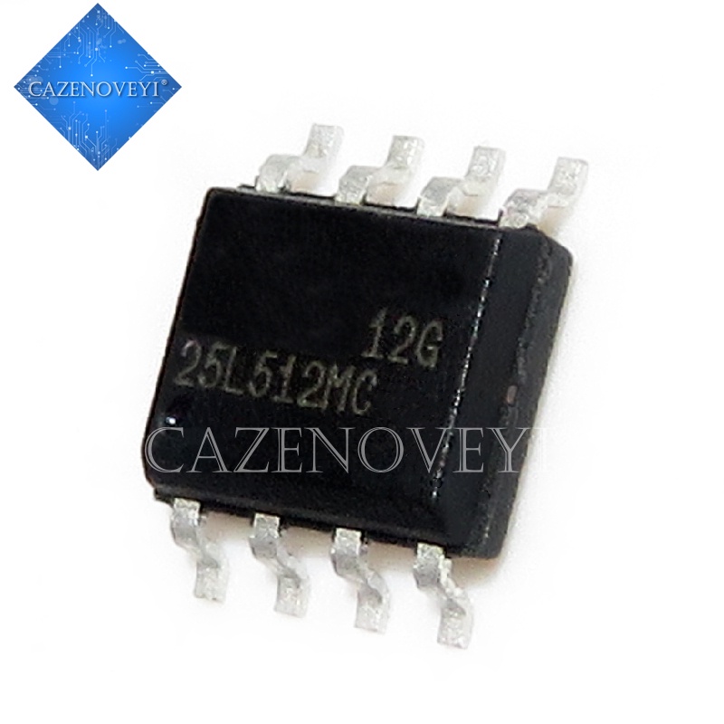 10pcs Ic Mx25L5121Emc-20G Mx25L512Mc-12G Mx25L5121E Mc-20G 25l5121e Sop-8