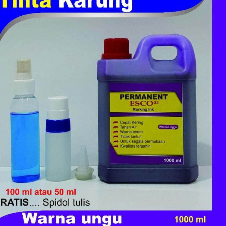 

Jangan Ketinggalan order.. Tinta karung esco / tinta spidol permanen ungu 1 ltr