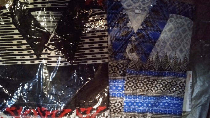 Bswart Batik Hrb026 Kenongo Hem Pendek Padi Pekalongan M L Xl Batik Pria Murah Modern Grosir