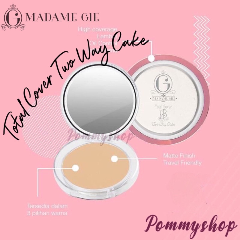 Madame Gie Total Cover BB Two Way Cake | Bedak Padat