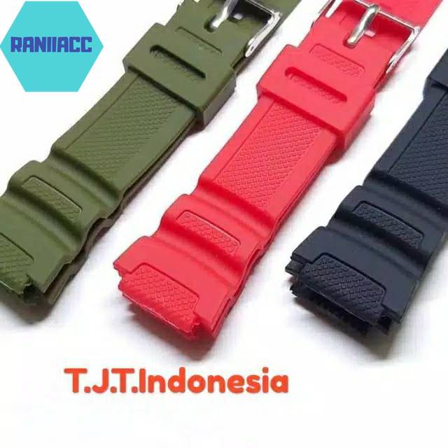 Tali Jam Tangan Casio W218 H W218H W-218H W 218 H FREE 2 PEN .