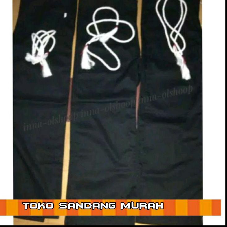 Celana Silat Hitam Panjang Kombor + Tali Warok - Celana Silat PSHT - ▫ LKA.25Au22ž