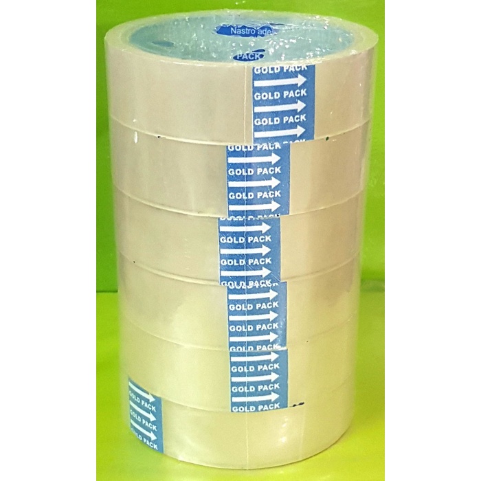 

Isolasi Bening 1 inch 2.5 cm isi 6 rol Goldpack