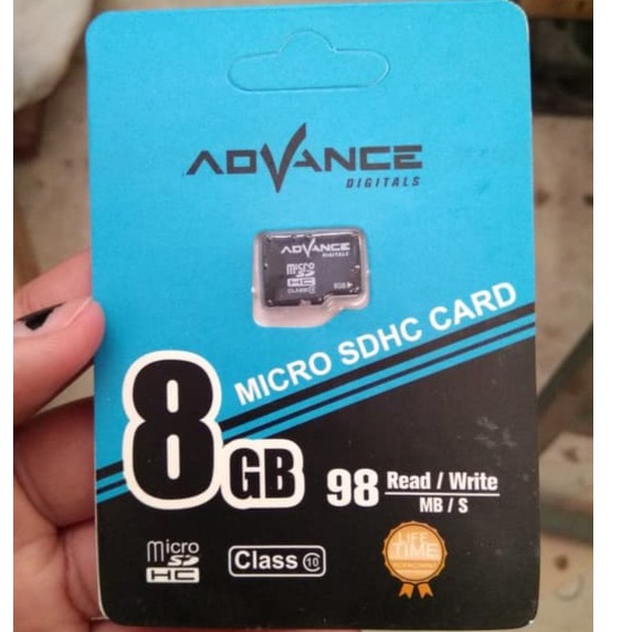 MEMORY CARD / MMC / TFC / MICRO SD ADVANCE 8 GB